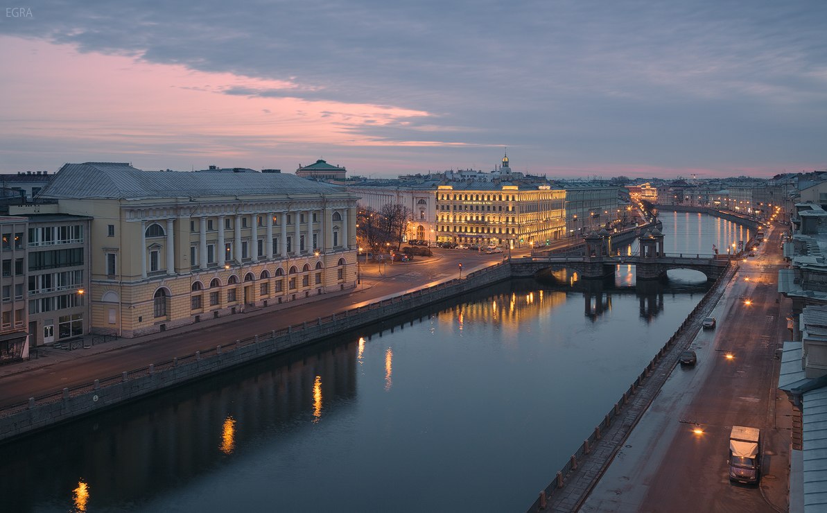 Санкт-Петербург Сумерки в Санкт-Петербурге