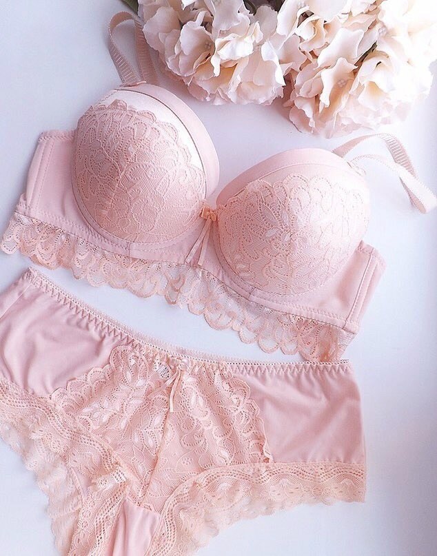 Комплекты Passion Lingerie Hera set Light Pink, Розовый, L/XL Pas_Hera set Light Pink L/XL - Passion - Эротические комплекты: лиф и трусики - Купить