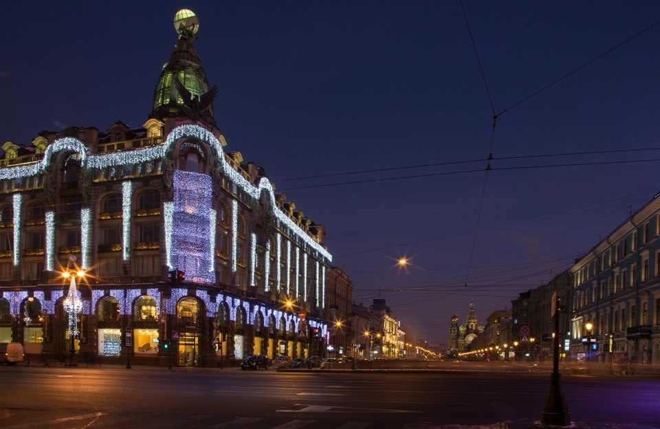 Санкт Петербург дом Зингера Казанский собор