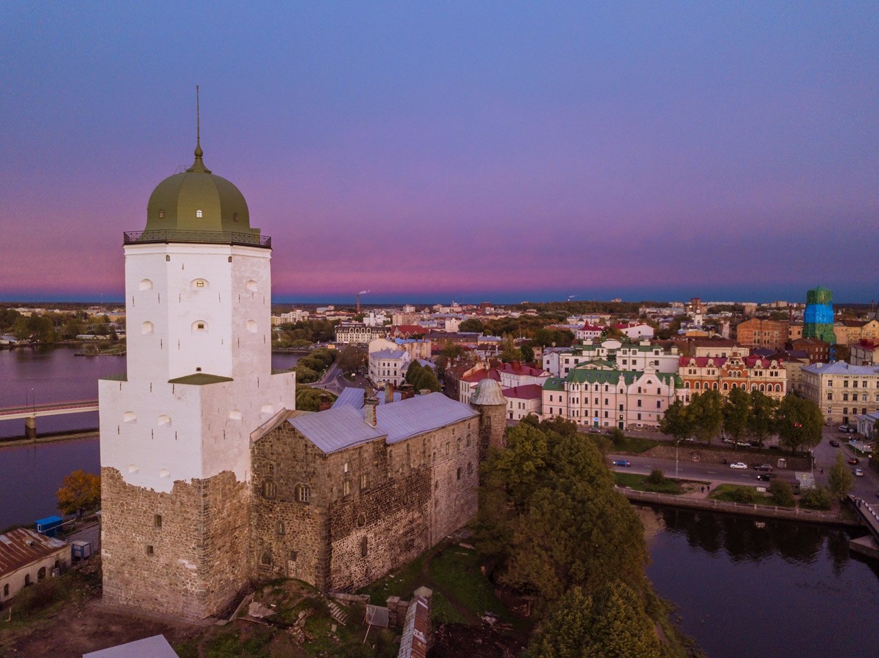 выборг с крепости