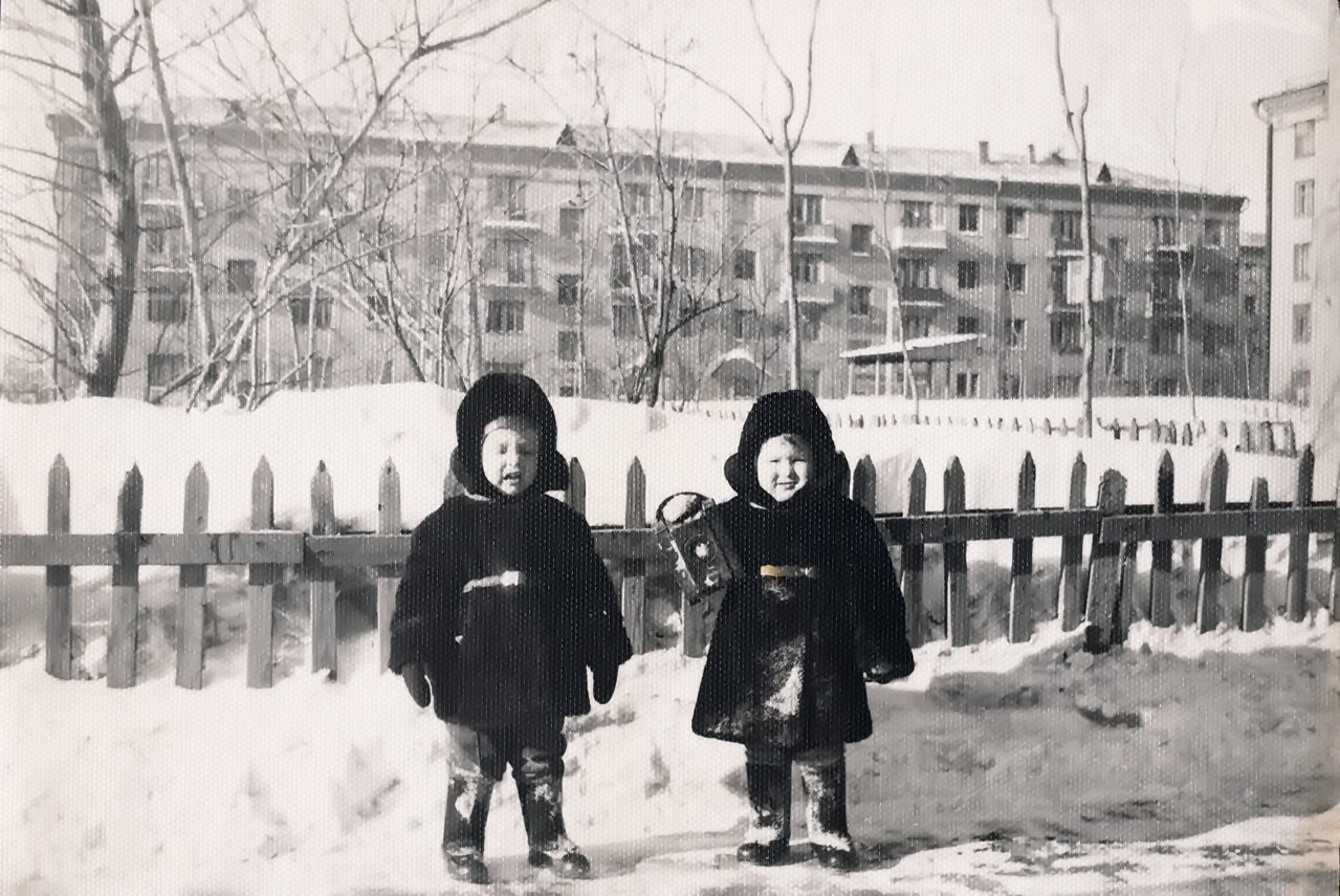 Советские дети зима