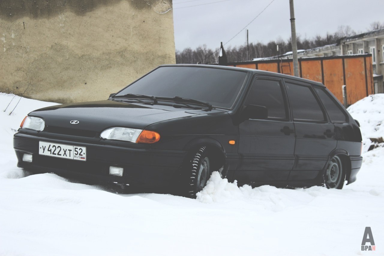 Черной четырки тонированной