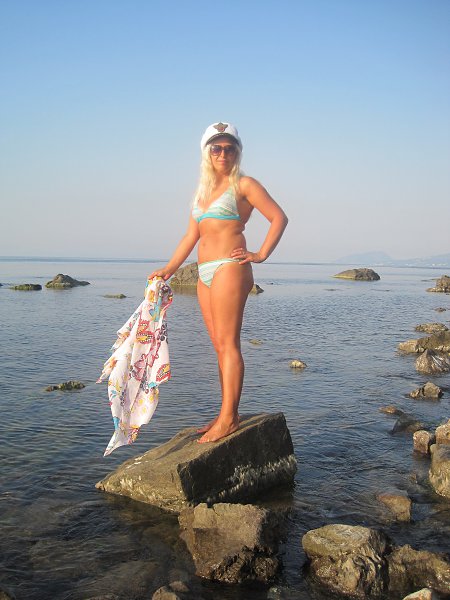 Светлана на пляже