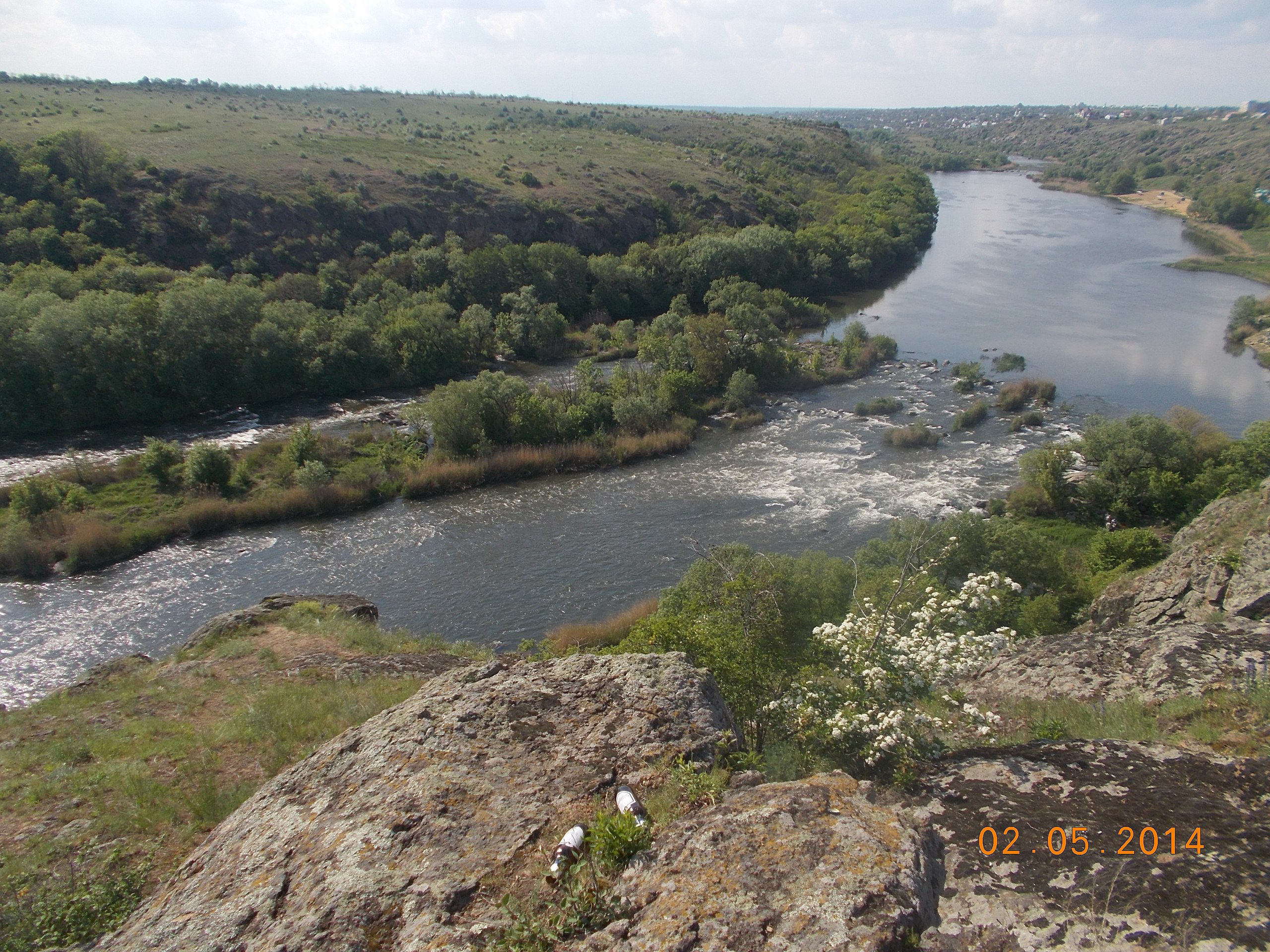 Южноукраинск возле реки Южный Буг
