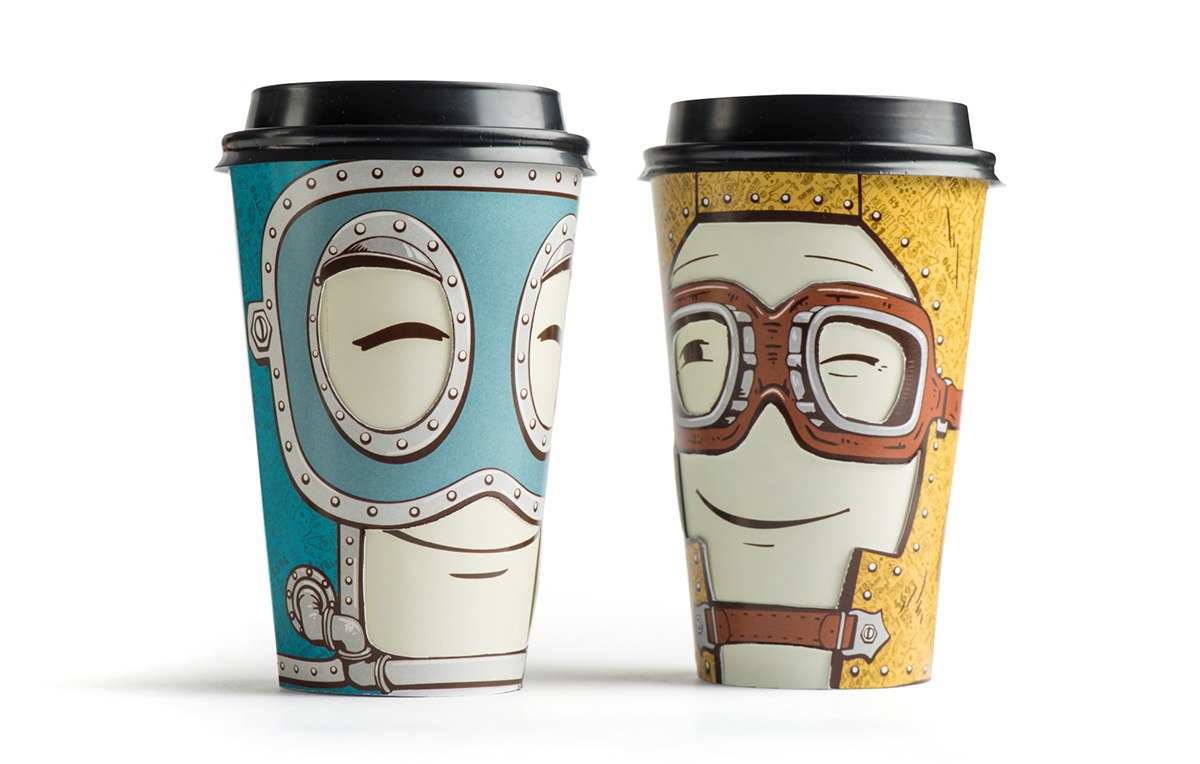 Креативные стаканы для кофе