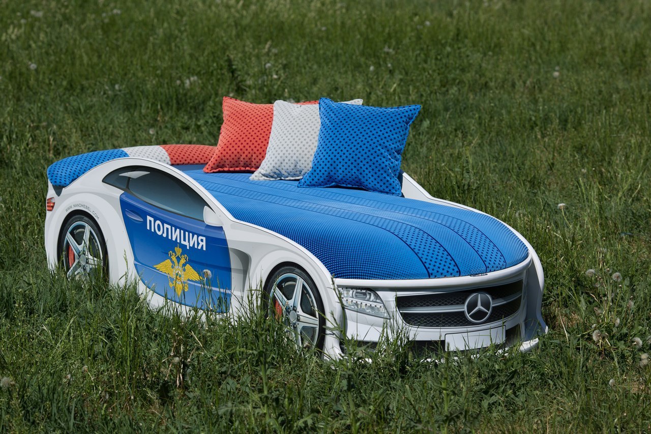 Кровать Полицейская машина