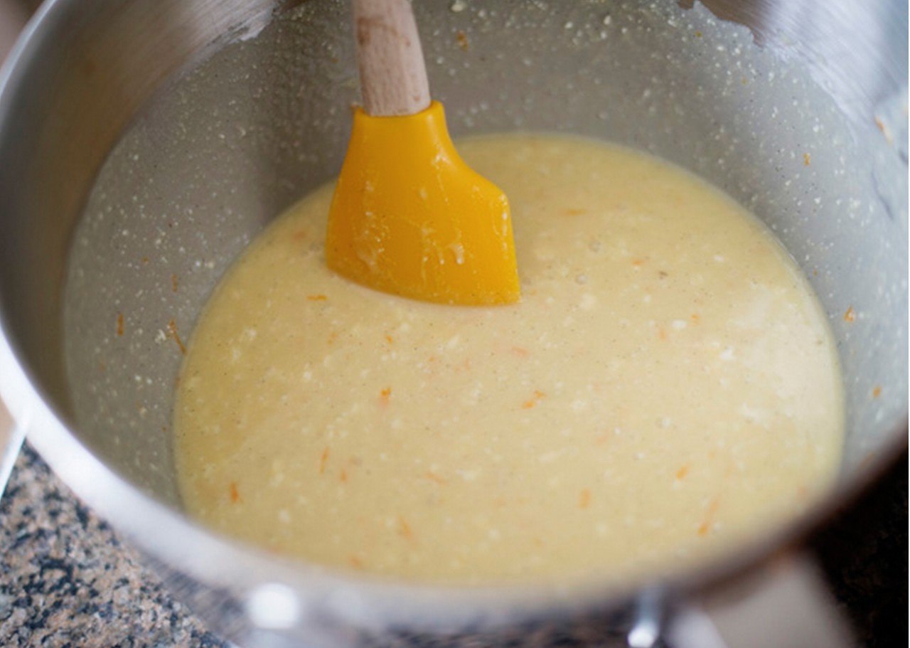 Кекс апельсин рикотта. Что приготовить из творога и оливкового масла.