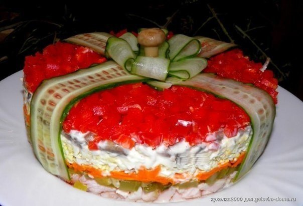 Салат Подарок Рецепт С Фото