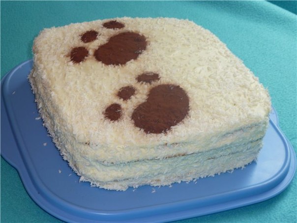 Торт косолапый мишка рецепт с фото пошагово в домашних условиях