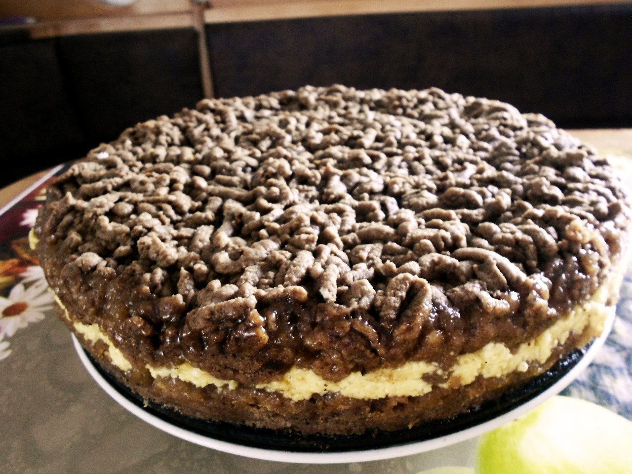 Тертый пирог с творогом рецепт на маргарине пошаговый фото