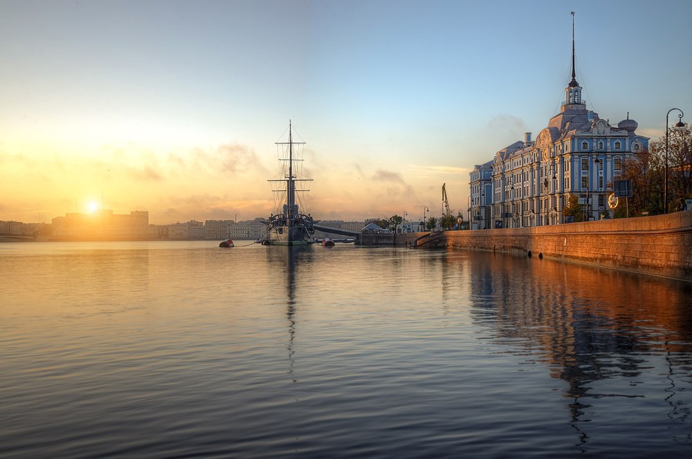 Золотая осень в СПБ Петроградка