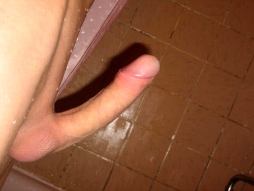 Shaved POV bathroom uncut