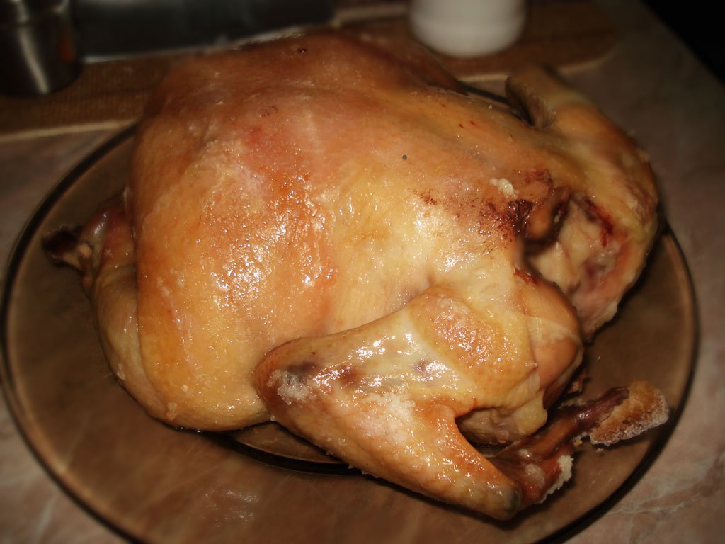 Как в духовке приготовить курицу на соли в духовке рецепт с фото