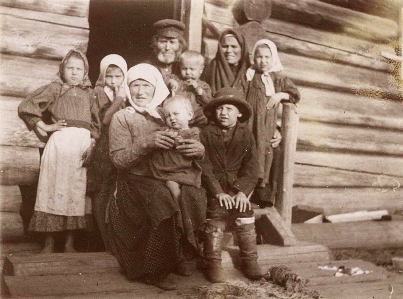 Русская семья до революции фото