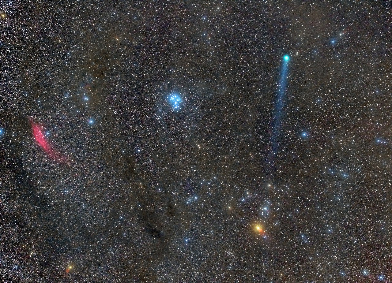 Комета в любительский телескоп