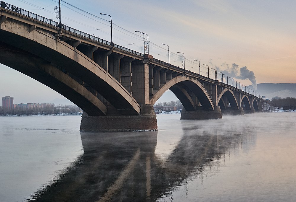 Коркинский мост красноярск