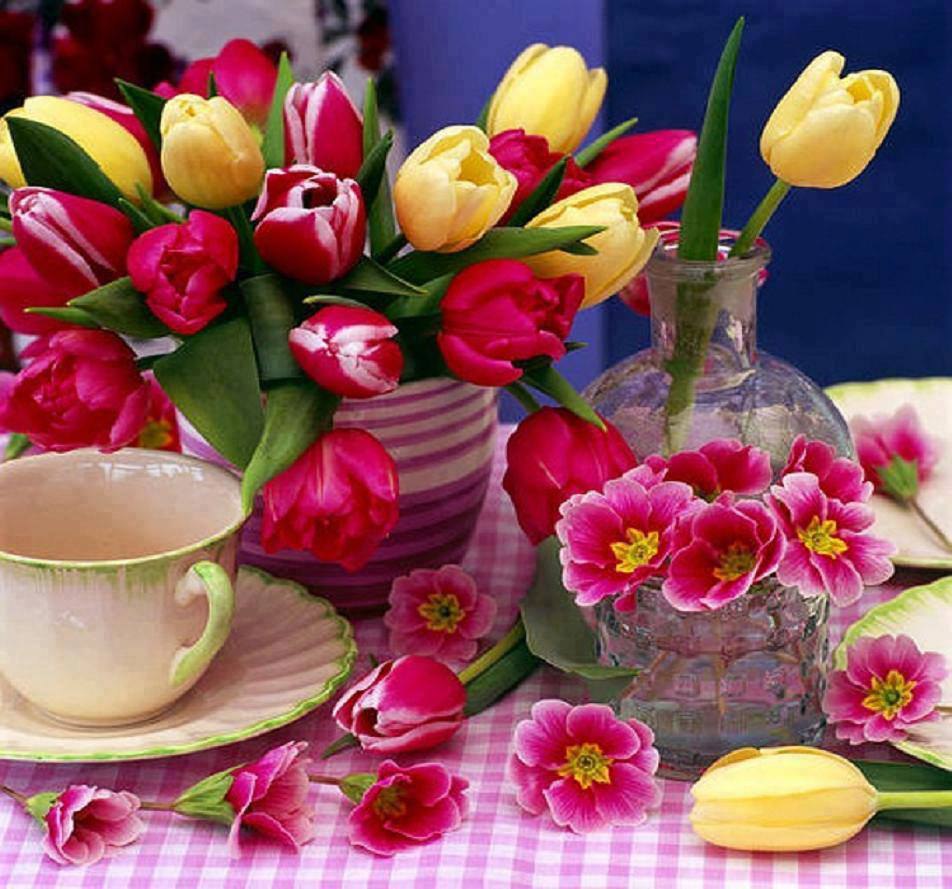 Доброе утро яркие цветы. Чудесного утра. Пожелания с добрым весенним утром. Доброе прекрасное Весеннее утро. Открытки с добрым утром весенние.