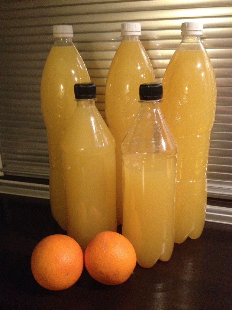 Сок из 4 апельсинов 9 литров рецепт с фото