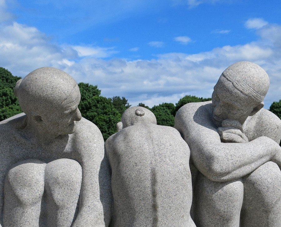 Истории живописных скульптур в Норвегии