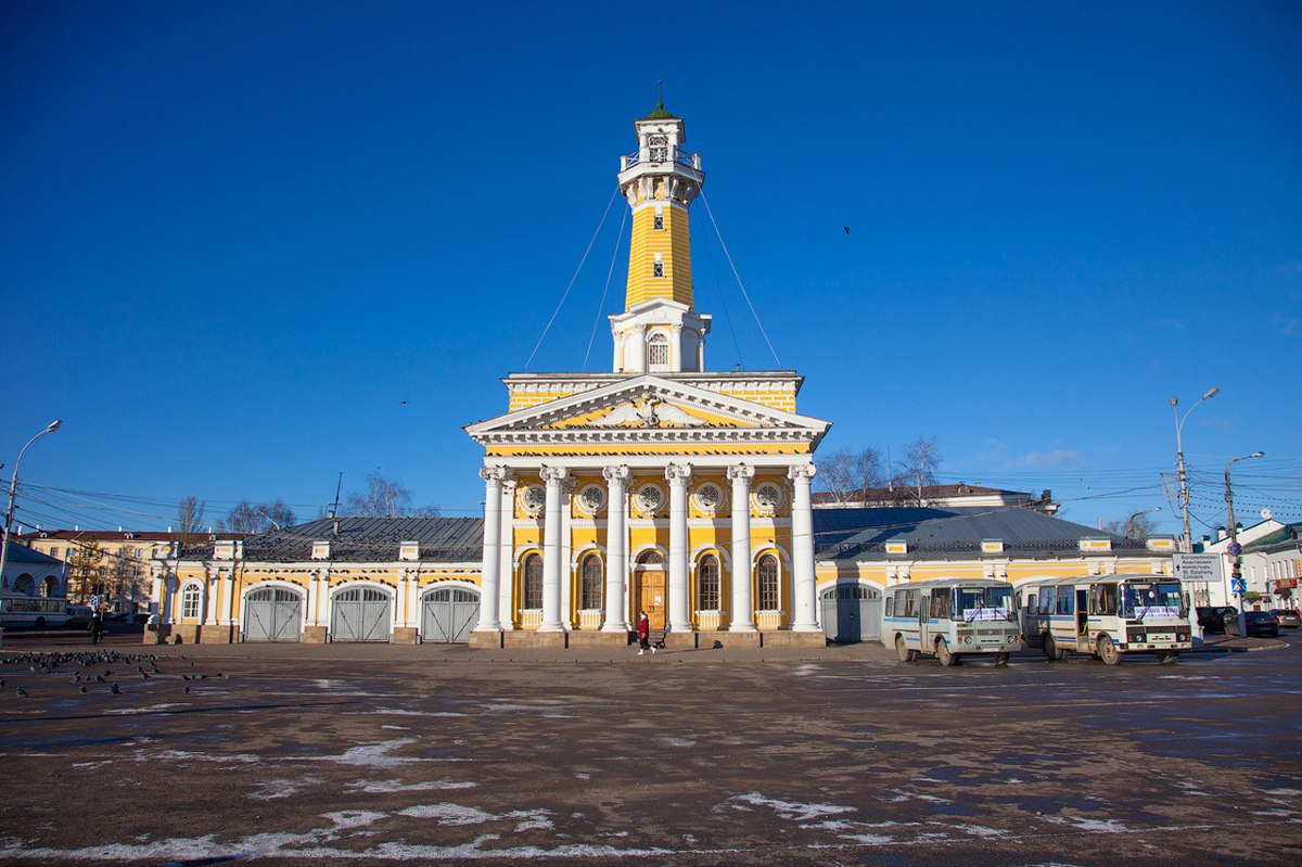 Пожарная каланча в костроме фото