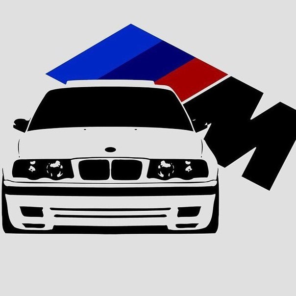 Тату бмв е34 эскиз