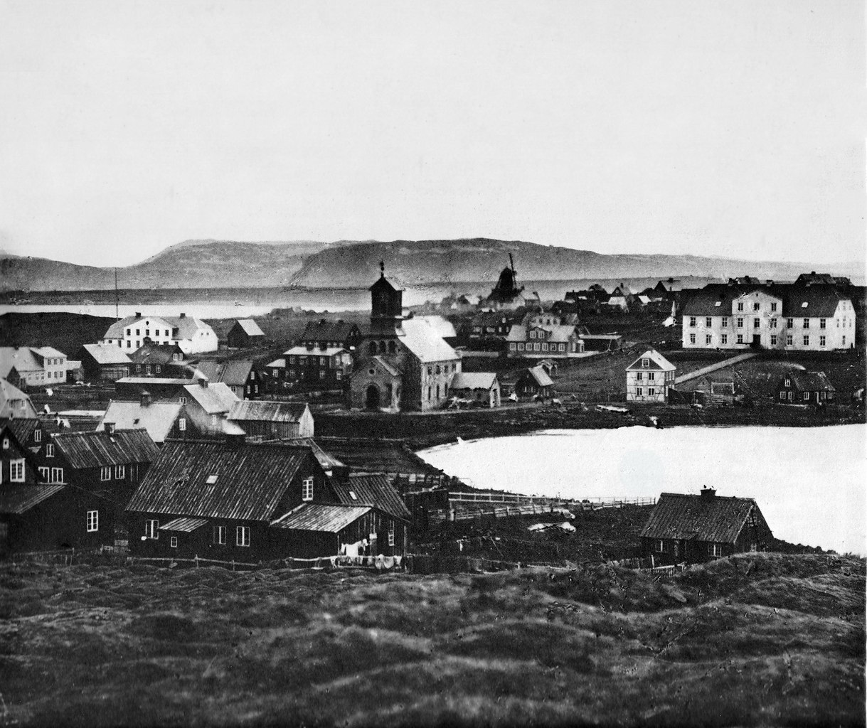 Столица Исландии в 1860 году