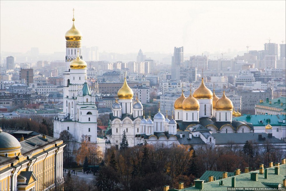 Вид с колокольни ивана великого в москве фото