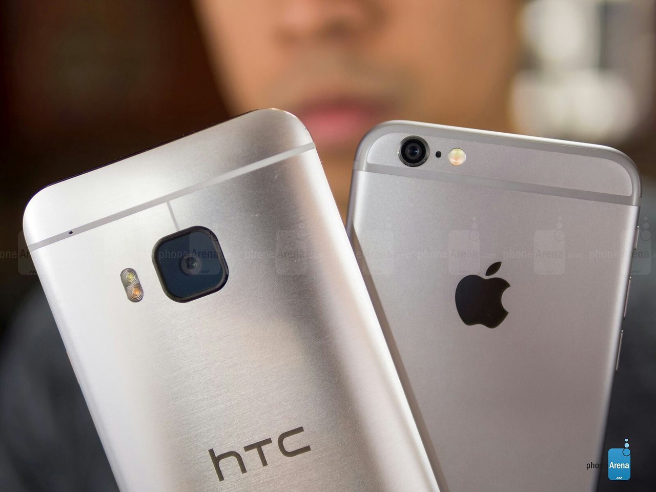 HTC one m9 vs iphone 6