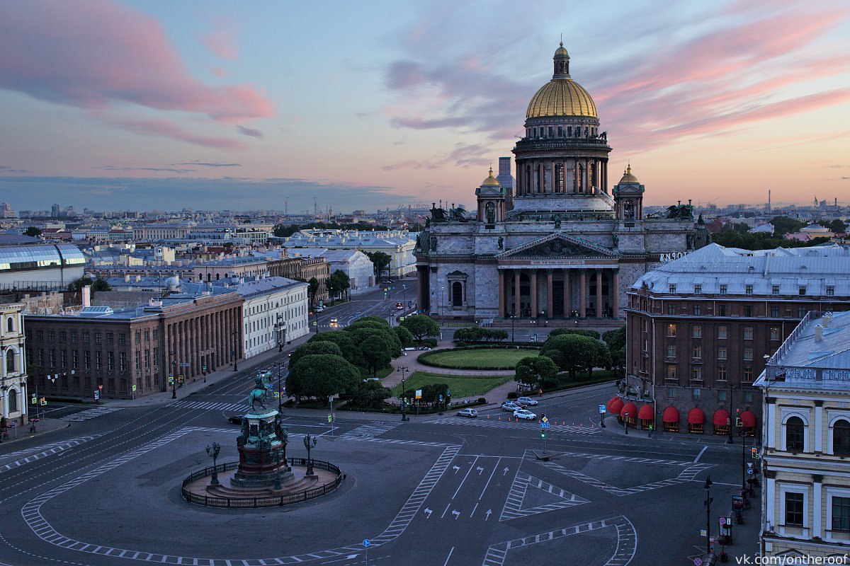 Исаакиевский собор в санкт петербурге вид сверху фото