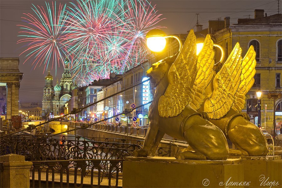 Банковский мост в санкт петербурге