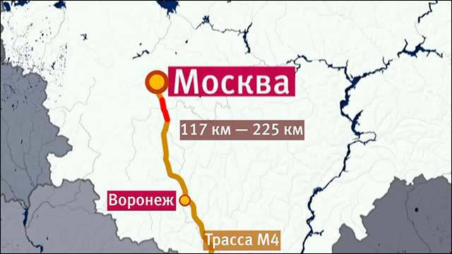 М4 московская область карта