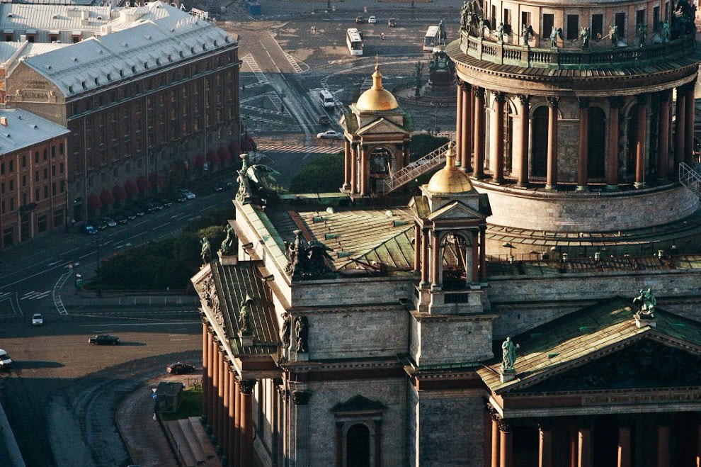 Исаакиевский собор в санкт петербурге вид сверху фото