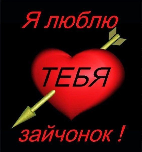 Картинки с надписью люблю зай, для любимой жены