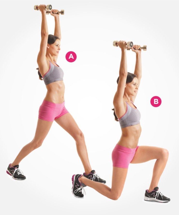 Dumbbell Squat Push Press