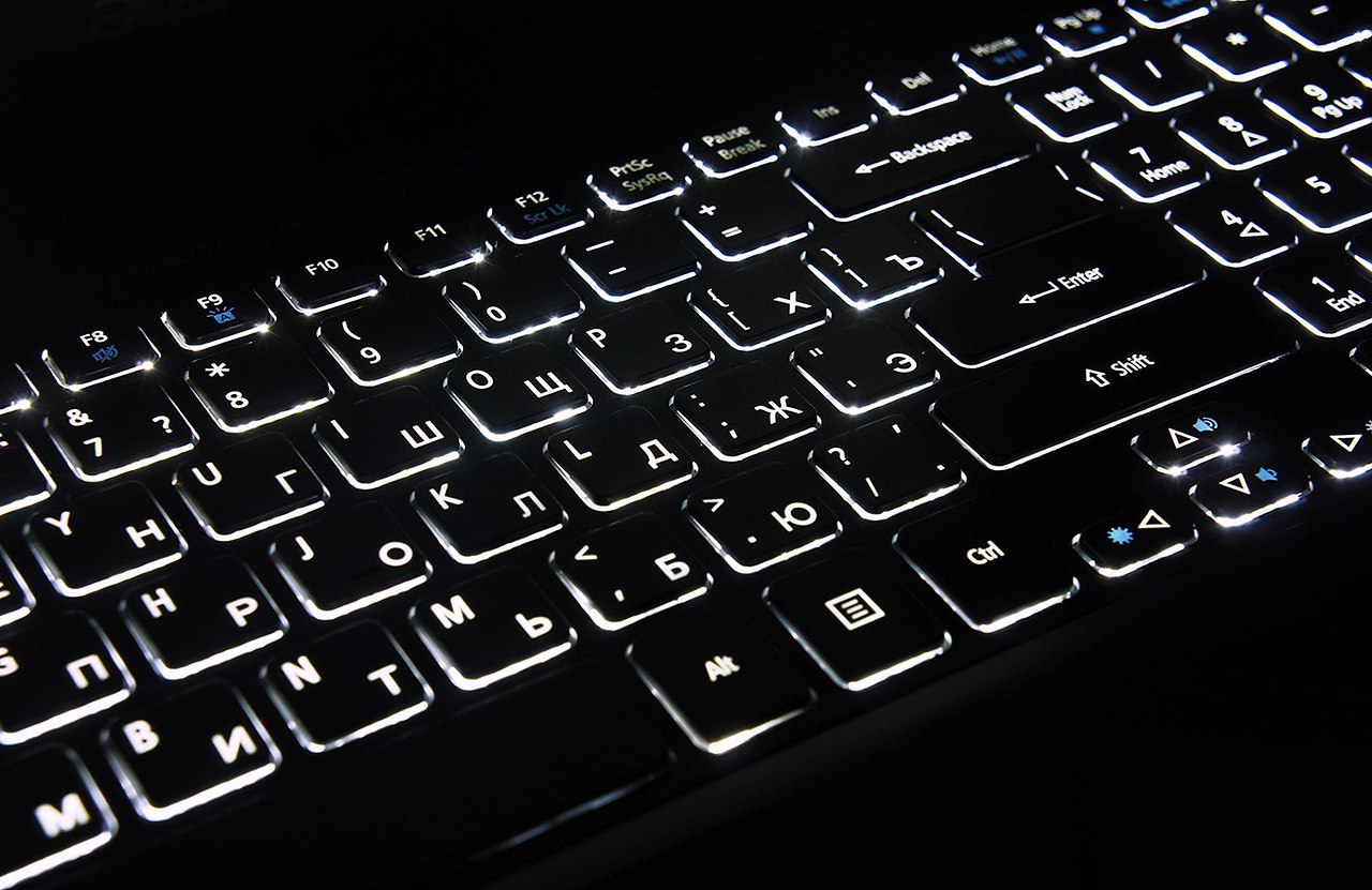 Подсветка клавиатуры Асер