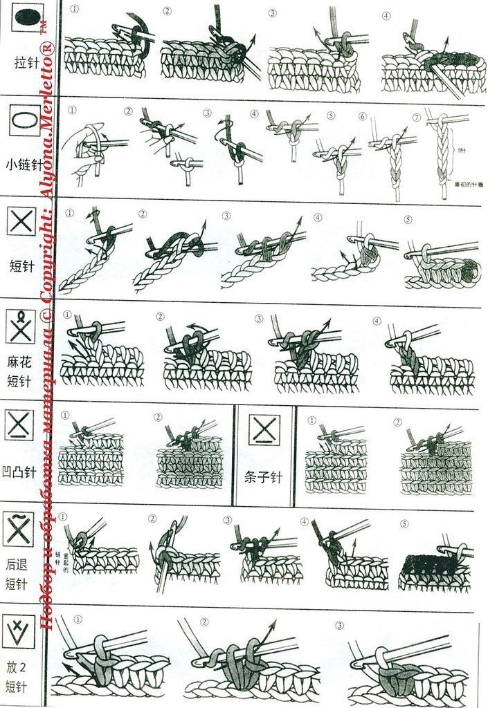 Схемы крючком расшифровка с описанием