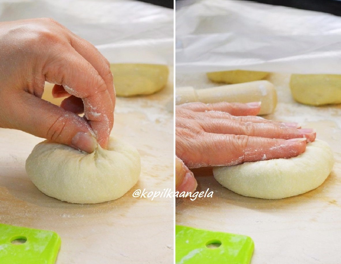 Как лепить пирожки из дрожжевого теста для жарки на сковороде фото