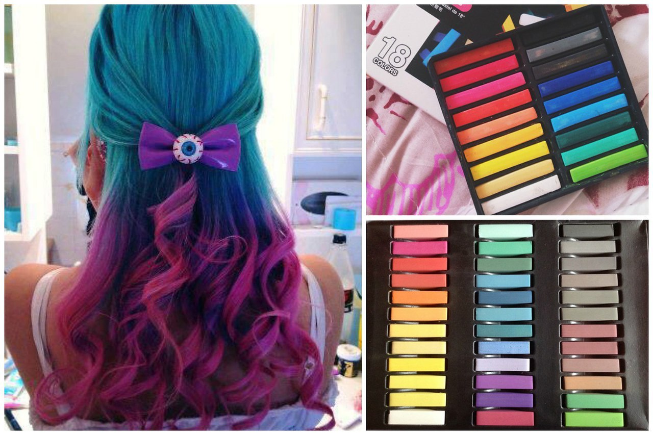 Мелки для волос 24 цвета