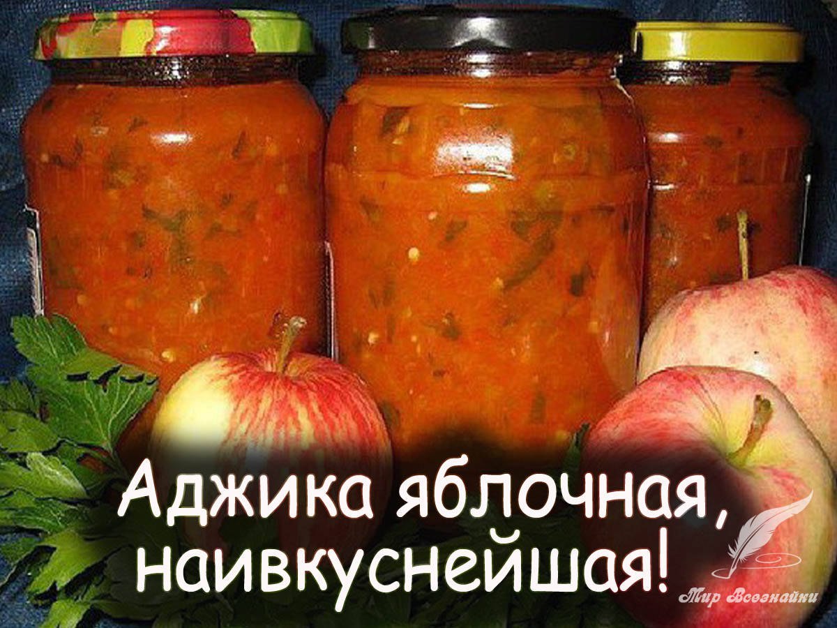 Аджика яблочная