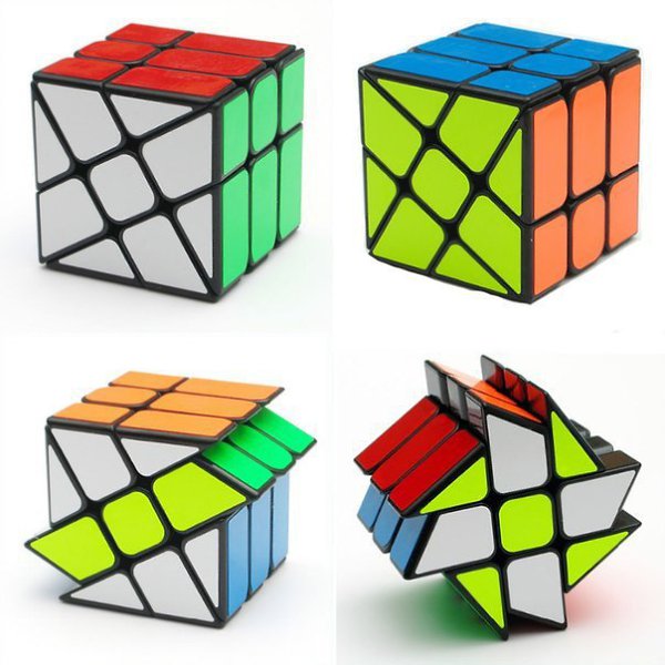 Интригующие фигуры на длинном кубике Рубика