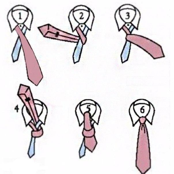 Как завязать галстук киры йошикаге пошагово