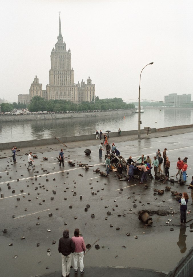 Москва в августе