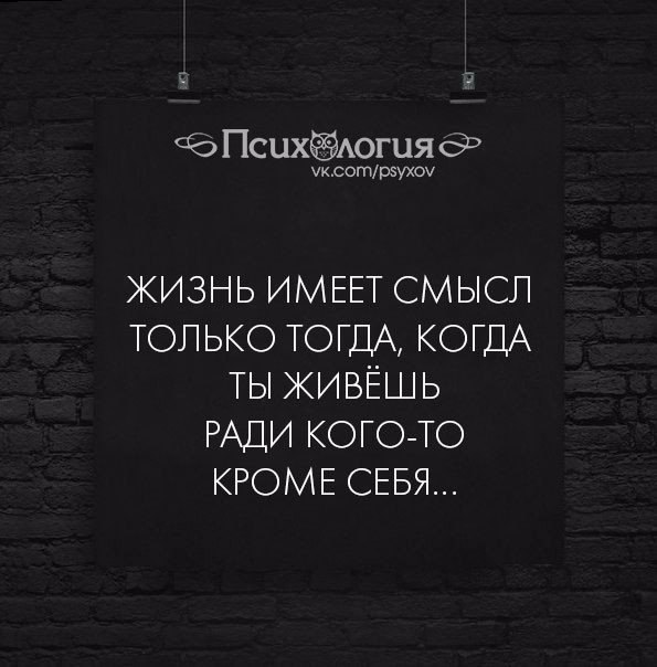 Смысл тогда. Жизнь имеет смысл только. Жизнь имеет смысл только тогда. Жизнь имеет смысл только тогда когда ты живёшь ради кого-то кроме себя. Жизнь имеет смысл только тогда когда ты живёшь.