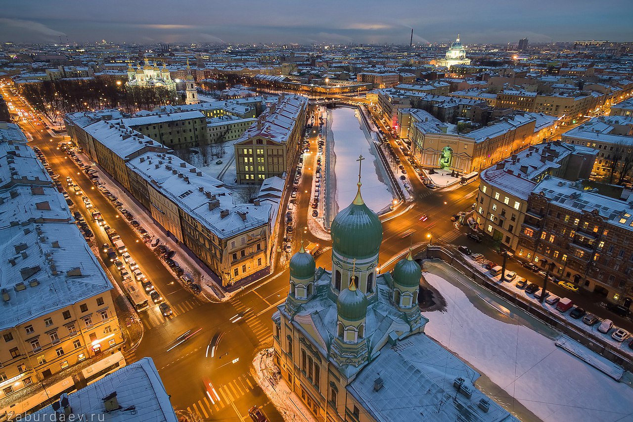 Петербург зимой фото города