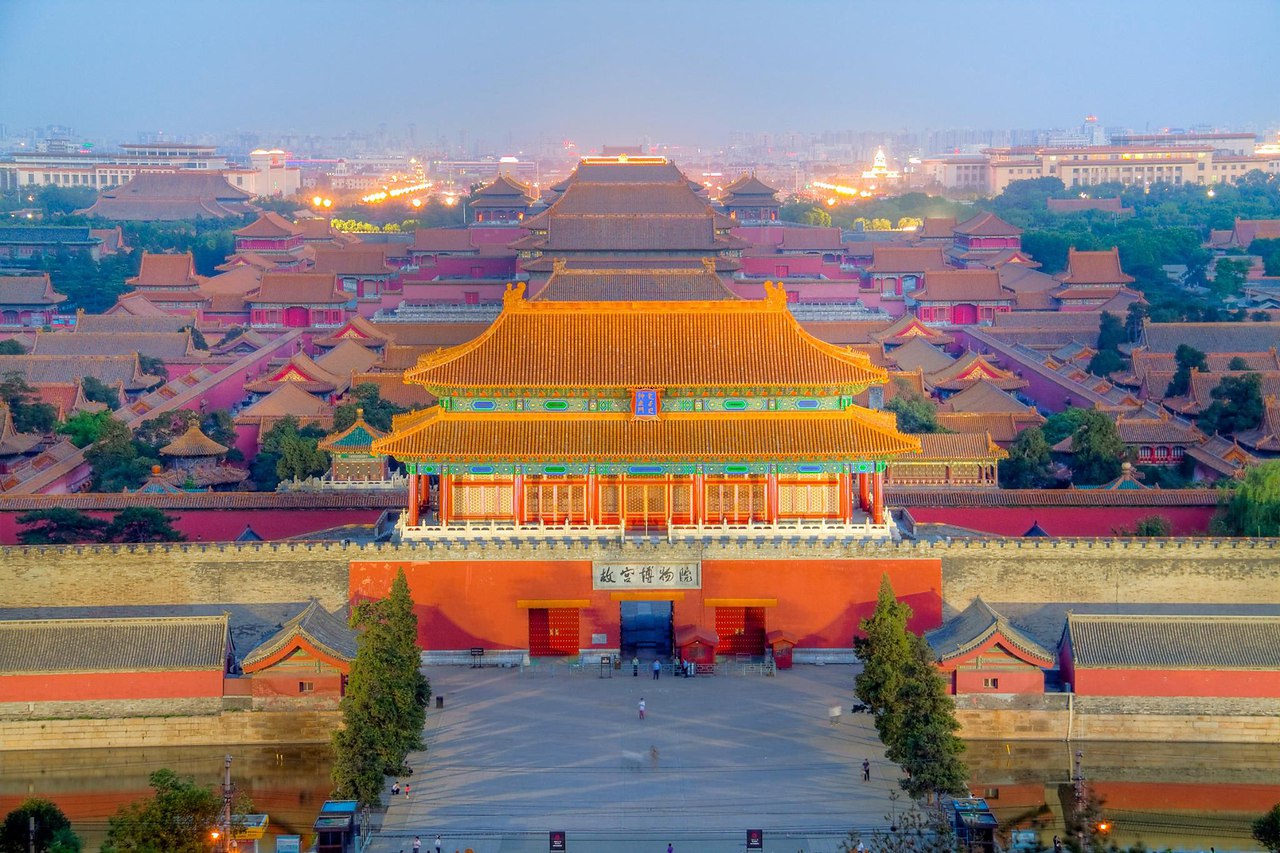 Запретный город Китай сверху