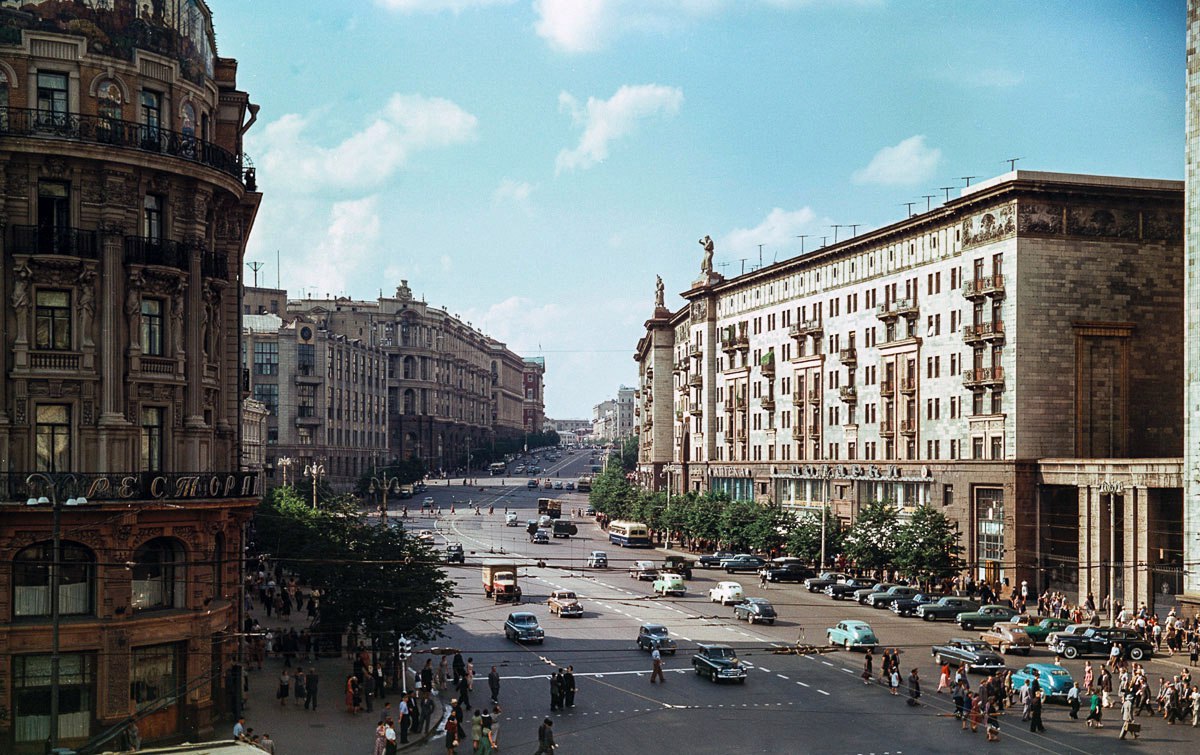 Москва 1950 х лет