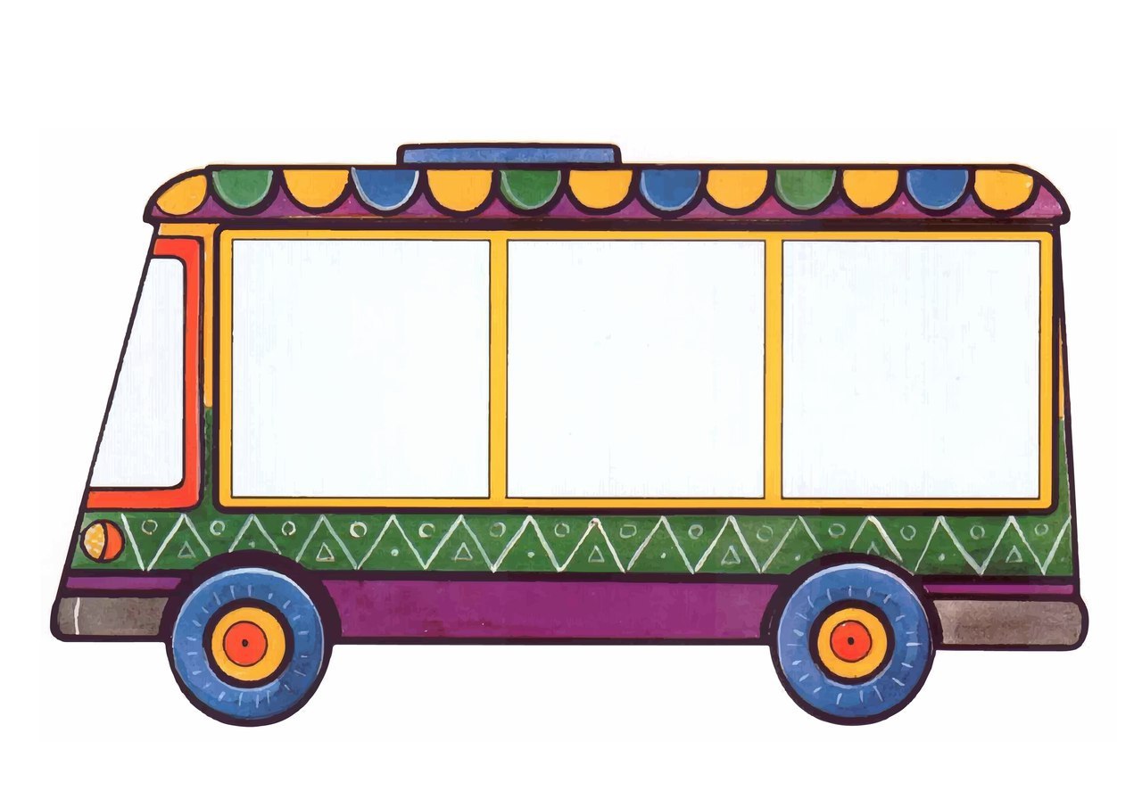 Автобус с тремя окошками