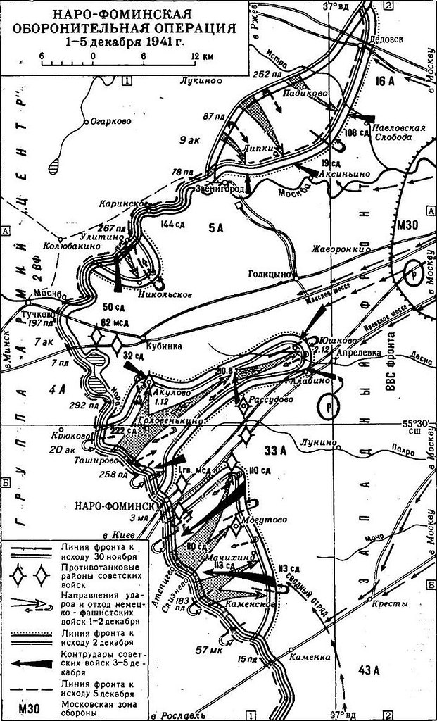 Линия фронта 1941 года карта декабрь