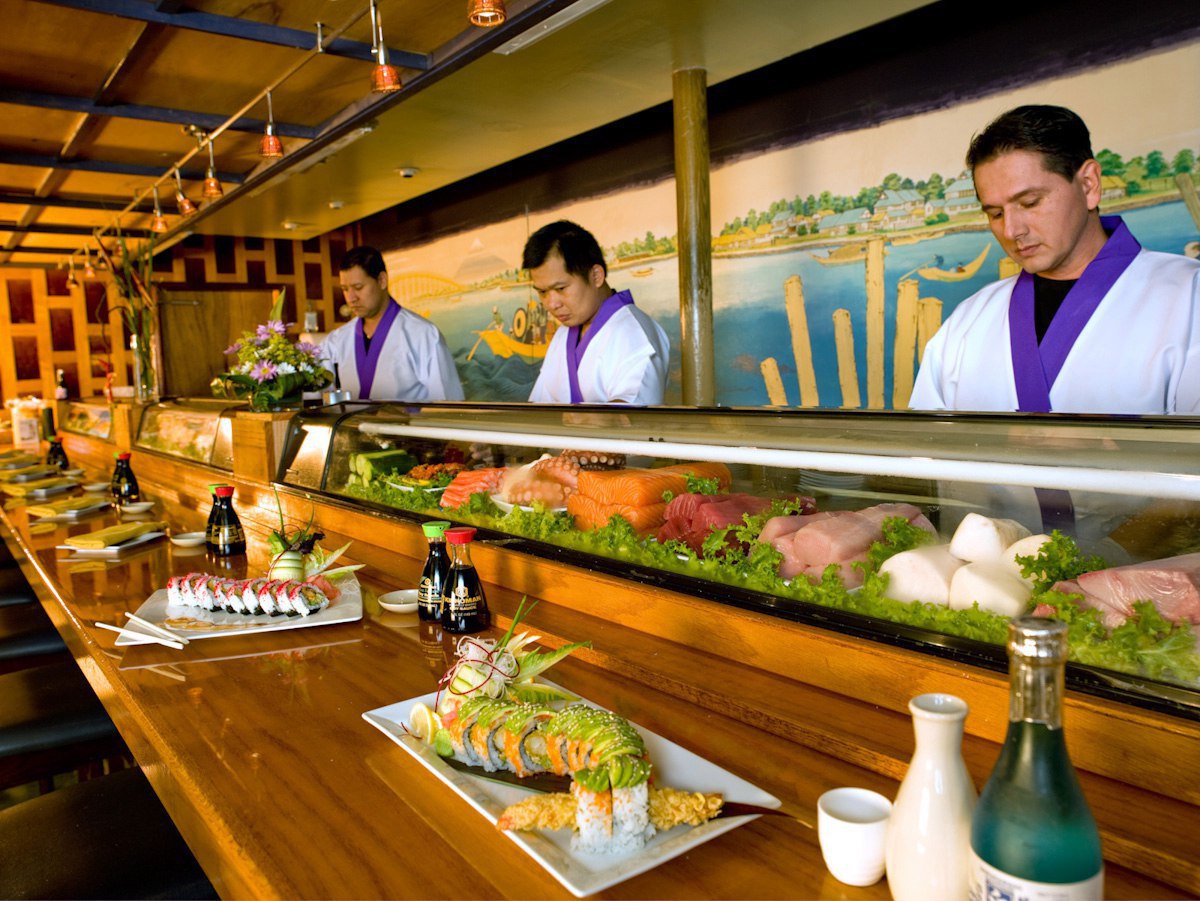 Суши бар кухня