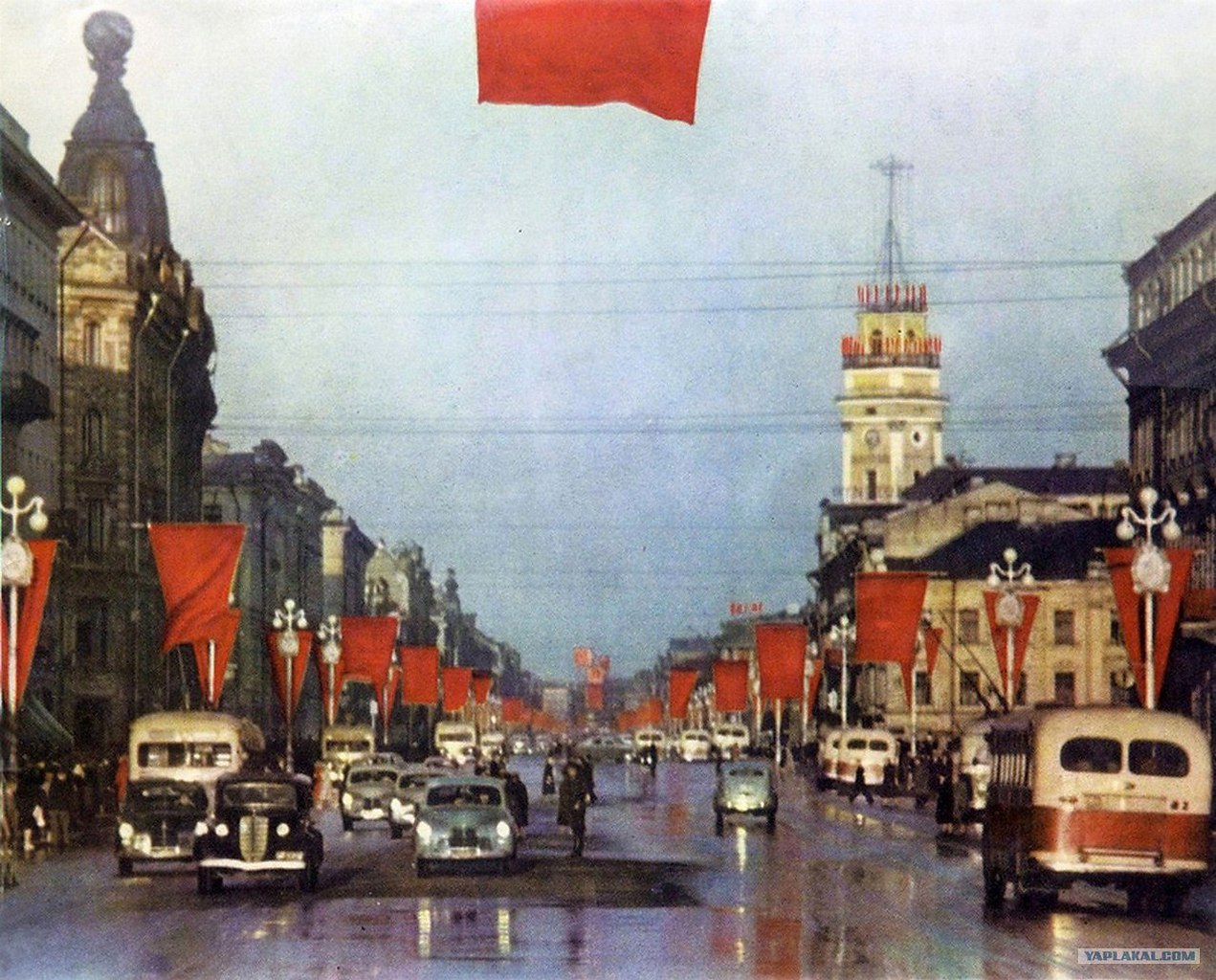 Невский проспект 1960 в цвете